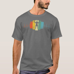 Kraftdreikampf-Trainingsstudio Gewichtheben Herzsc T-Shirt