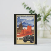 Kraftfahrzeug in Deutschland Postkarte (Stehend Vorderseite)
