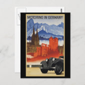 Kraftfahrzeug in Deutschland Postkarte (Vorne/Hinten)