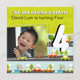 KRAFTFAHRZEUGE| Einladung von Jungen zur Geburtsta