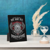 Kraftheben - STEP UP - Barbellplatte - Fitnessraum Fotoplatte (Seite)