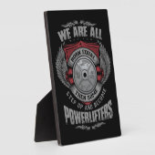 Kraftheben - STEP UP - Barbellplatte - Fitnessraum Fotoplatte (Seite)