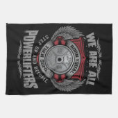 Kraftheben - STEP UP - Barbellplatte - Fitnessraum Geschirrtuch (Horizontal)