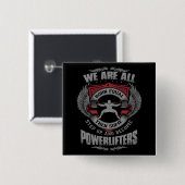 Kraftheben - STEUP - Gym Workout - Motivierend Button (Vorne & Hinten)