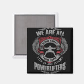 Kraftheben - STEUP - Gym Workout - Motivierend Magnet (Vorderseite/Rückseite)