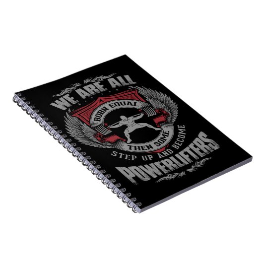 Kraftheben - STEUP - Gym Workout - Motivierend Notizblock (Rechte Seite)