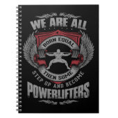 Kraftheben - STEUP - Gym Workout - Motivierend Notizblock (Vorderseite)