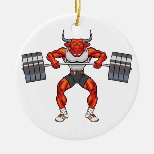 Kraftheber 2 keramikornament (Vorne)