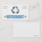 kräftig Recycelnd Visitenkarte (Vorne/Hinten)