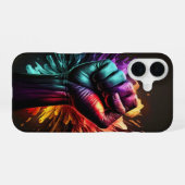 kräftige Farben iPhone 16 Hülle (Rückseite (Horizontal))