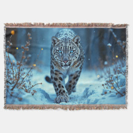 Kräftige Raubtiere schneebedeckte Kälte Decke