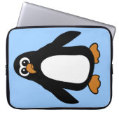 Kräftiger Pinguin Laptopschutzhülle (Vorderseite)