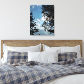 Kräftiger starker Kontrast Leinwanddruck (Insitu (Schlafzimmer))
