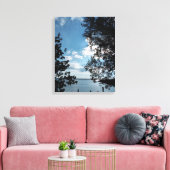 Kräftiger starker Kontrast Leinwanddruck (Insitu (Wohnzimmer))