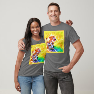Kräftiges Geparden-Gemälde. Jetzt kaufen T-Shirt