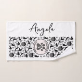 Kräftiges Positionsträuben Cat Yoga Handtuch (Handtuch)