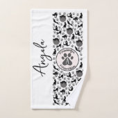 Kräftiges Positionsträuben Cat Yoga Handtuch (Handtuch)