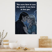 Kraftloser Zitatposter Poster (Küche)