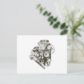 KRAFTMECHANISMUS POSTKARTE (Stehend Vorderseite)