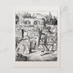 KRAFTPAPIER-Alice im Einladung