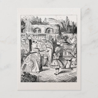 KRAFTPAPIER-Alice im Einladung