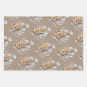 Kraftpapier Aquarium 4 Geschenkpapier Set (Vorderseite 2)