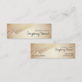 Kraftpapier druckte mini visitenkarte (Vorne/Hinten)