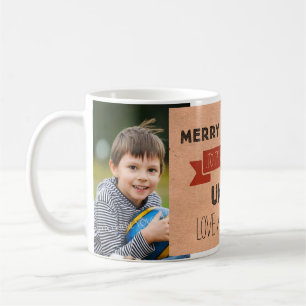 Kraftpapier-Foto-Bester-Onkel-Weihnachtstasse Kaffeetasse