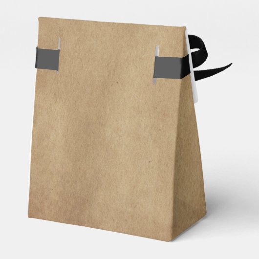 Kraftpapier Geschenkschachtel (Rückseite)