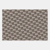 Kraftpapier | Gnome | Weihnachten Geschenkpapier Set (Vorderseite 2)