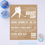 Kraftpapier, Hockey Camp Werbe-Flyer Flyer (Einzeln)