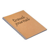 Kraftpapier-Reise-Zeitschrift ~ Notizblock (Rechte Seite)