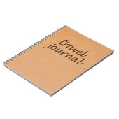 Kraftpapier-Reise-Zeitschrift ~ Notizblock (Linke Seite)