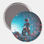 Kraftrad | Boys Birthday Party Magnet (Vorderseite/Rückseite)