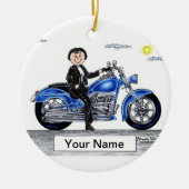 Kraftrad — Frauen Keramikornament (Vorne)