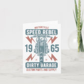 Kraftrad-Geschwindigkeitsrebel 1965 Karte (Vorderseite)