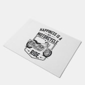 Kraftrad im Wüstenkaktus Western Set (2) Fußmatte (Schrägansicht)