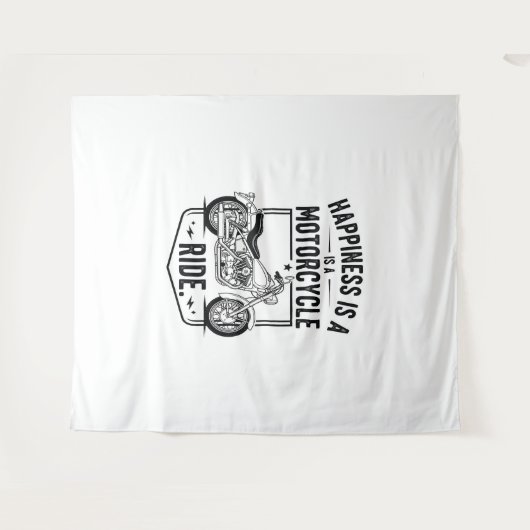 Kraftrad im Wüstenkaktus Western Set (2) Wandteppich (Vorderseite (Horizontal))