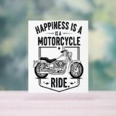 Kraftrad im Wüstenkaktus Western Set (3) Acrylschild (Neutral)