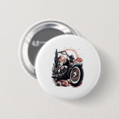 Kraftrad im Wüstenkaktus Western Set (3) Button (Vorne & Hinten)