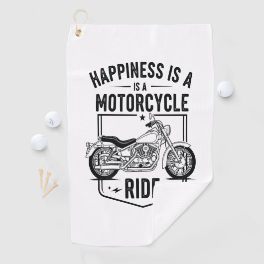 Kraftrad im Wüstenkaktus Western Set (3) Golfhandtuch (Insitu)