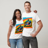 Kraftrad mit hoher Geschwindigkeit T-Shirt (Unisex)