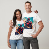Kraftrad mit hoher Geschwindigkeit T-Shirt (Unisex)