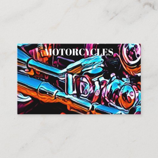 Kraftrad-Reparaturmechanismus mit zwei Seiten Visitenkarte (Vorderseite)