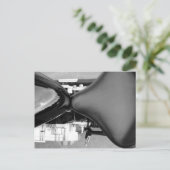 Kraftrad Teile Sitze Kraftstoffbehälter Foto Postkarte (Stehend Vorderseite)