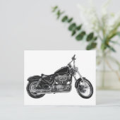 Kraftrad V Postkarte (Stehend Vorderseite)