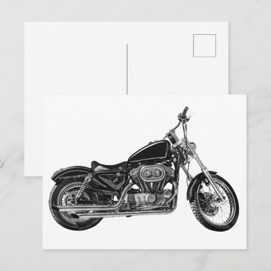 Kraftrad V Postkarte (Vorne/Hinten)