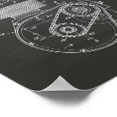 Krafträder 1943 Patentenkabine Poster (Ecke)