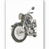 Krafträder in Ink IV Aufkleber (Vorderseite)