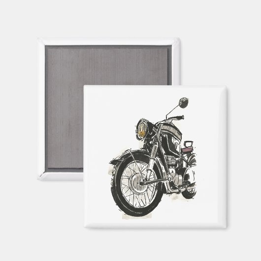 Krafträder in Ink IV Magnet (Vorderseite/Rückseite)